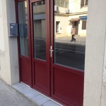 Devanture de magasin en PVC laqué