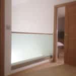 garde corps verre et bois pour couloir
