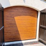 porte de garage en bois