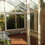 veranda aluminium intérieur