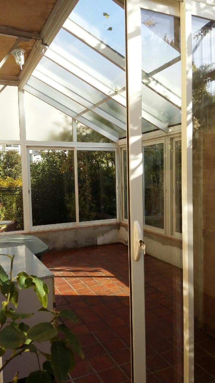 veranda aluminium intérieur