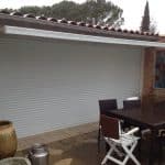 volet roulant aluminium blanc sur terrasse antibes